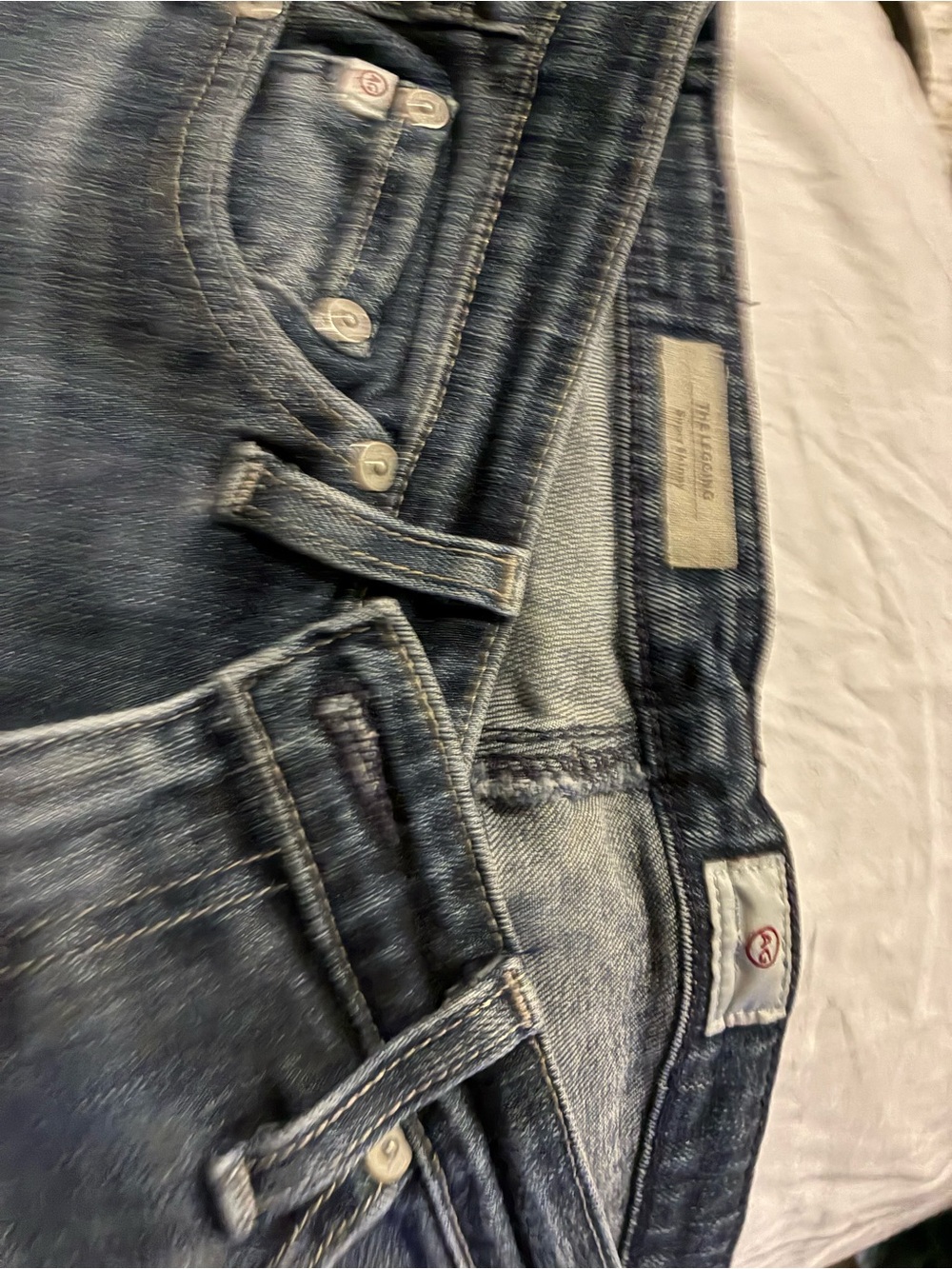 Ag Adriano Goldschmied Women's Skinny Jeans - Dark Blue Wash - Picture 10 of 10